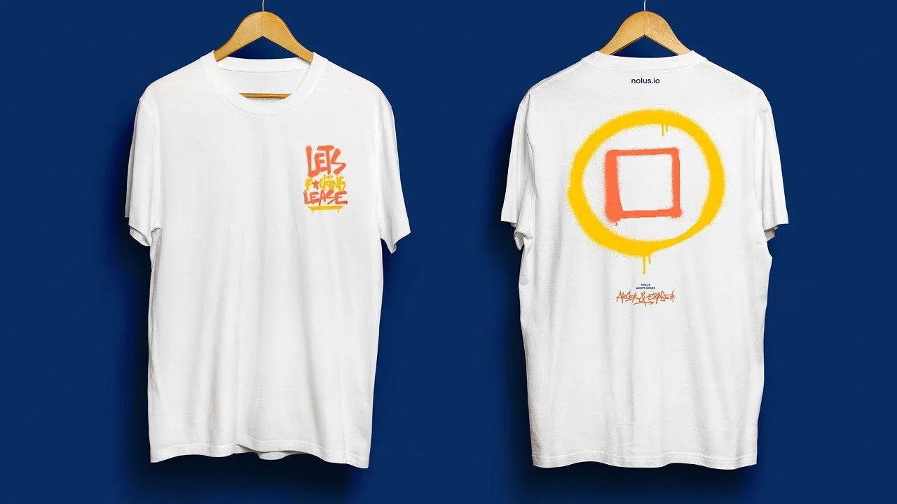 Arsek and Erase graffiti-inspired Lets F*cking Lease hoodie and tee by Nolus